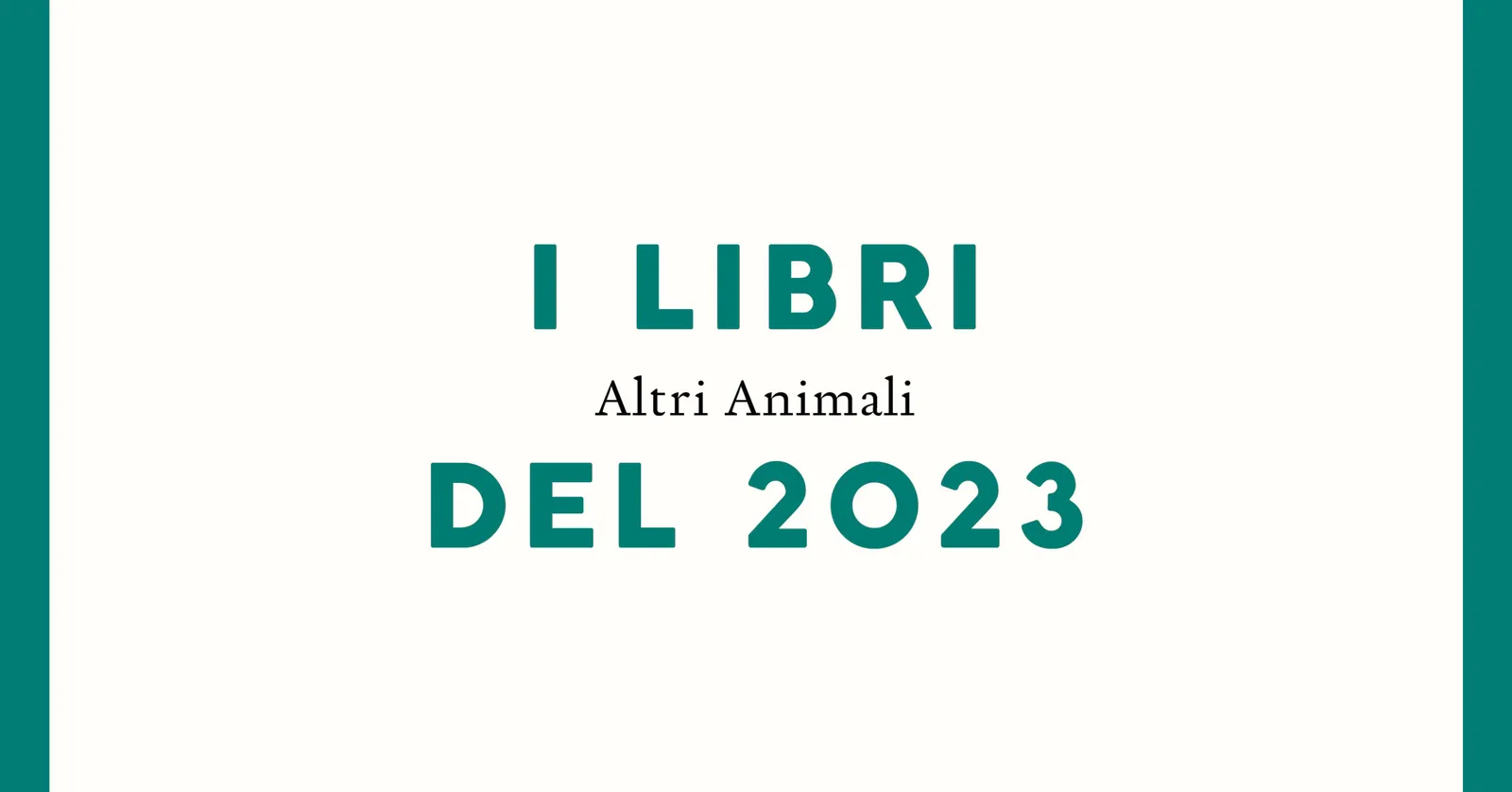 I libri del 2023