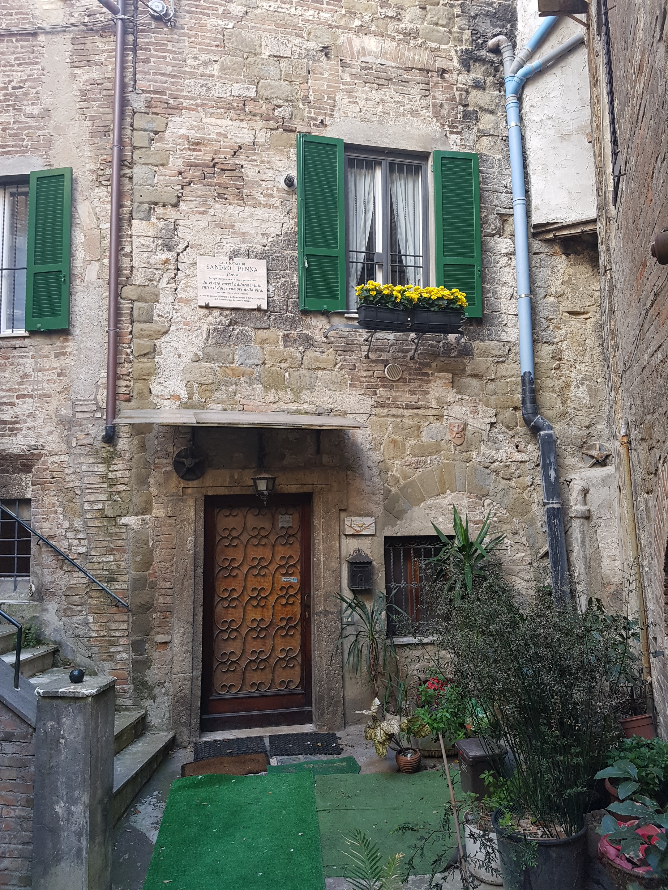 La casa di Sandro Penna in via Mattioli 7