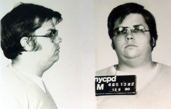 A mug-shot of Mark David Chapman, who shot and killed John Lennon, is displayed on the 25th anniversary of Lennon's death at the NYPD in New York December 8, 2005. Chapman is currently imprisoned at Attica State Prison in New York, serving a 20-year-to-life sentence after pleading guilty to 2nd degree murder. ??? USE ONLY - RTXO1VI
