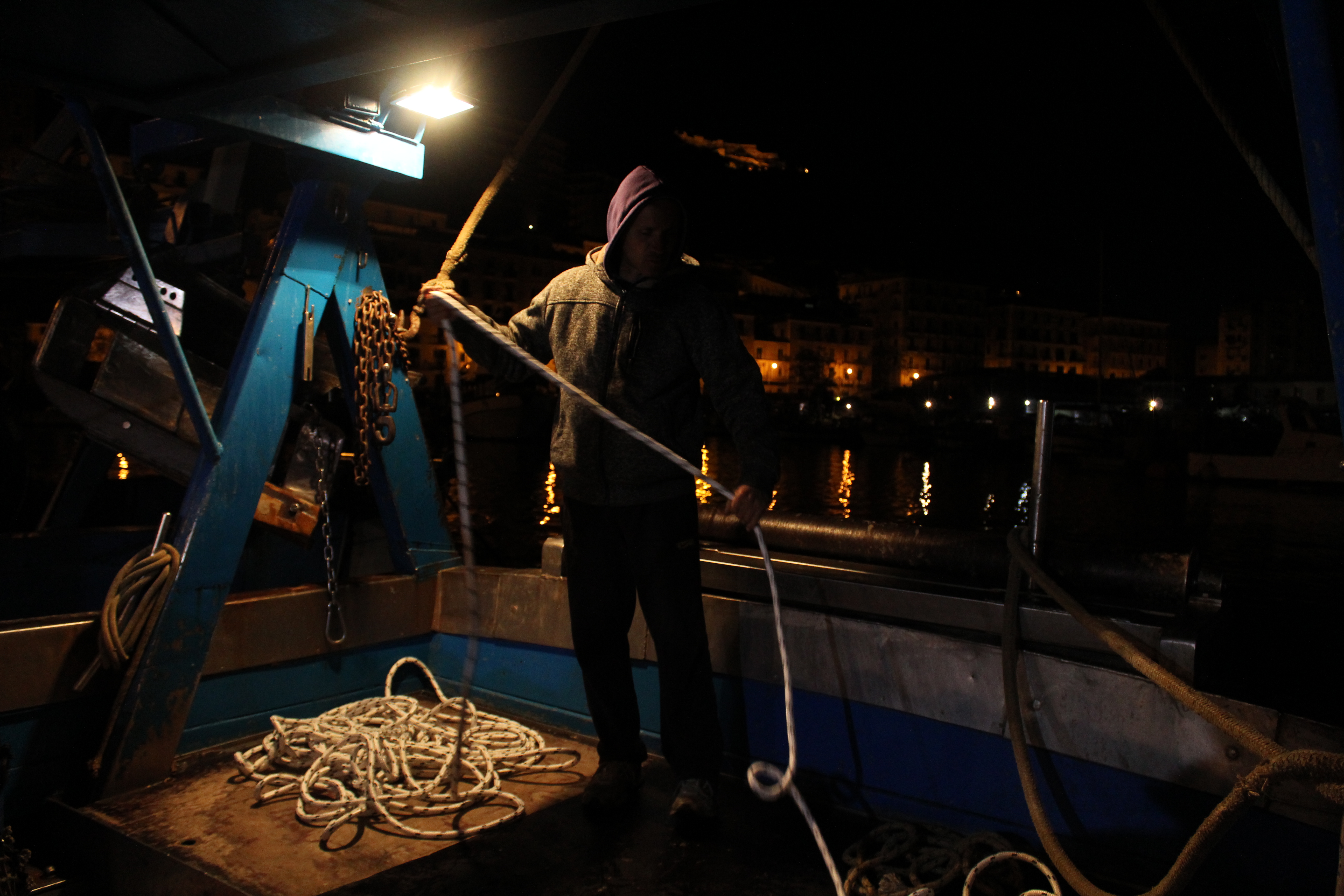 Luciano e il porto di Salerno